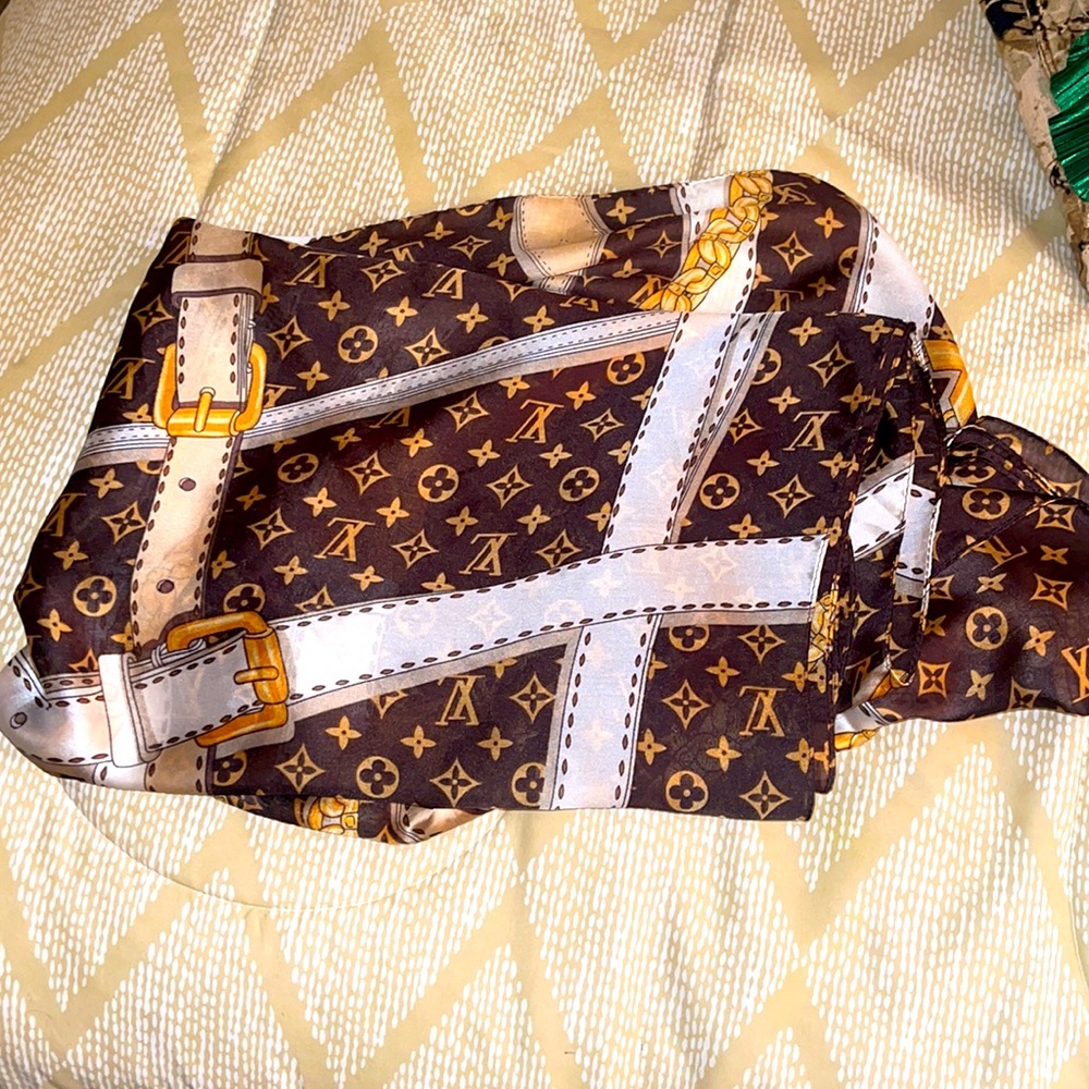 Louis Vuitton silk scarf